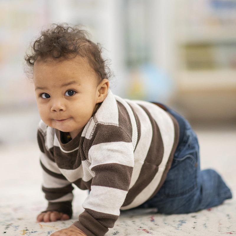 Child Crawling