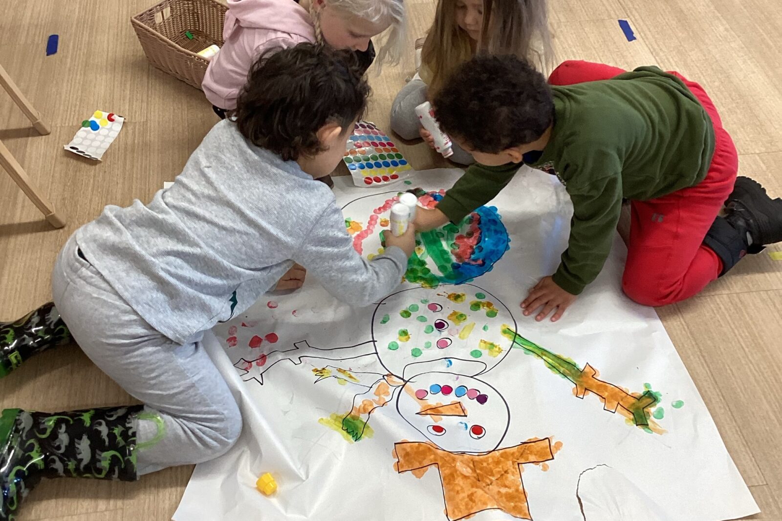 CHS Hershey Snowman Drawing